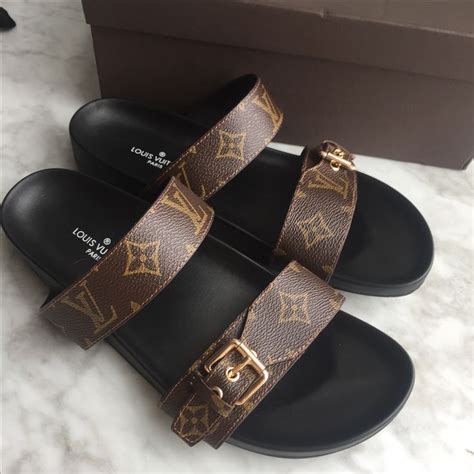 badslippers louis vuitton|louis vuitton flat heels women.